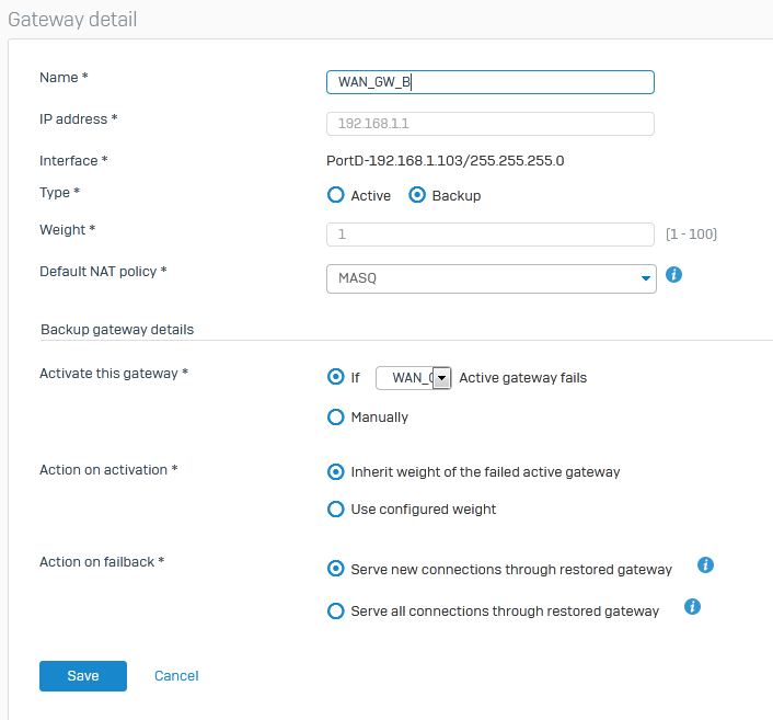 How To Configure Wan Link Failover In Sophos Xg Firewall Ccna Point